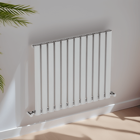 Carisa Tallis Aluminium-Heizkörper, horizontal, modernes Design, poliert, eloxiert 
