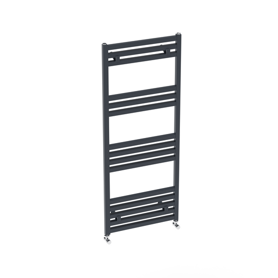 Carisa Fame Handtuchwärmer aus Aluminium, modernes Design, Anthrazit 