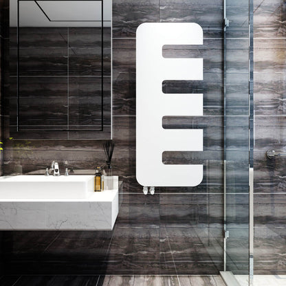 Carisa Rex Heizkörper, schlankes Design, vertikal, Stahl, modernes Design, Weiß 