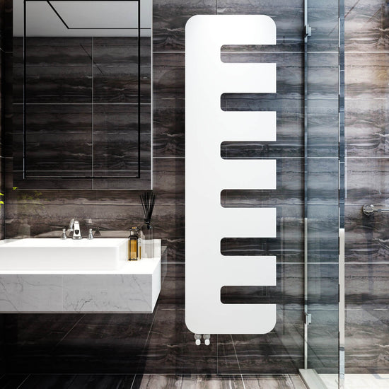 Carisa Rex Heizkörper, schlankes Design, vertikal, Stahl, modernes Design, Weiß 