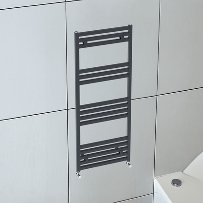 Carisa Fame Handtuchwärmer aus Aluminium, modernes Design, Anthrazit 
