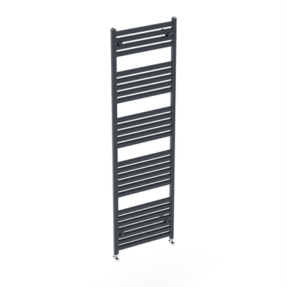 Carisa Fame Handtuchwärmer aus Aluminium, modernes Design, Anthrazit 