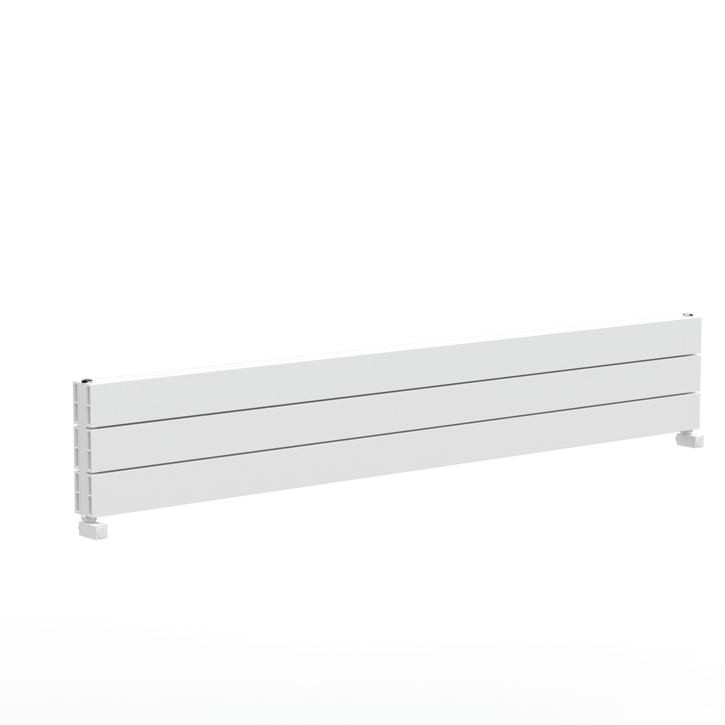 Carisa Nemo Double XL Horizontaler Aluminium-Heizkörper, modernes Design, Weiß 