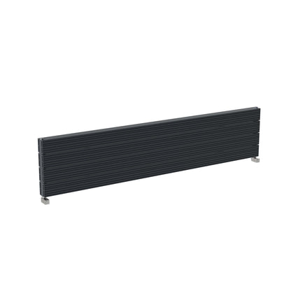 Carisa Monza Double XL Horizontaler Aluminium-Heizkörper, modernes Design, Anthrazit 