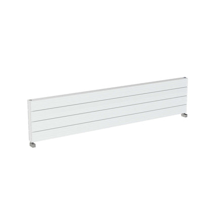 Carisa Monza Double XL Horizontaler Aluminium-Heizkörper, modernes Design, Weiß 