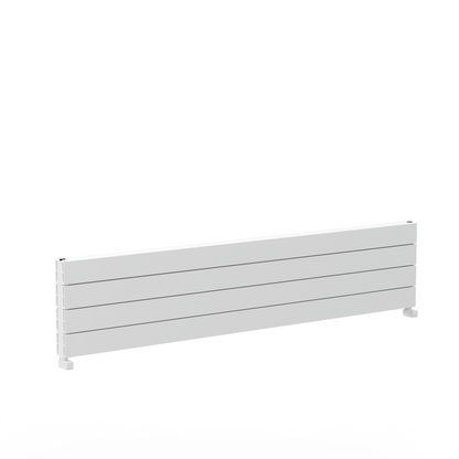 Carisa Nemo Double XL Horizontaler Aluminium-Heizkörper, modernes Design, Weiß 