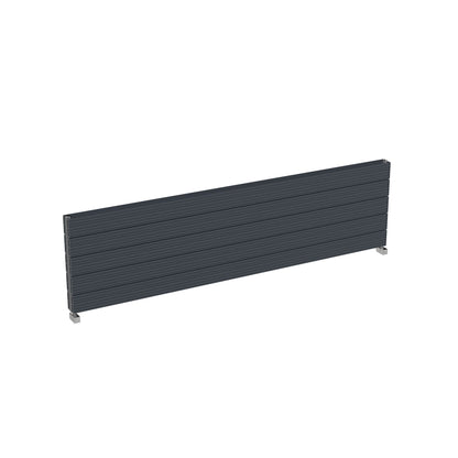Carisa Monza Double XL Horizontaler Aluminium-Heizkörper, modernes Design, Anthrazit 