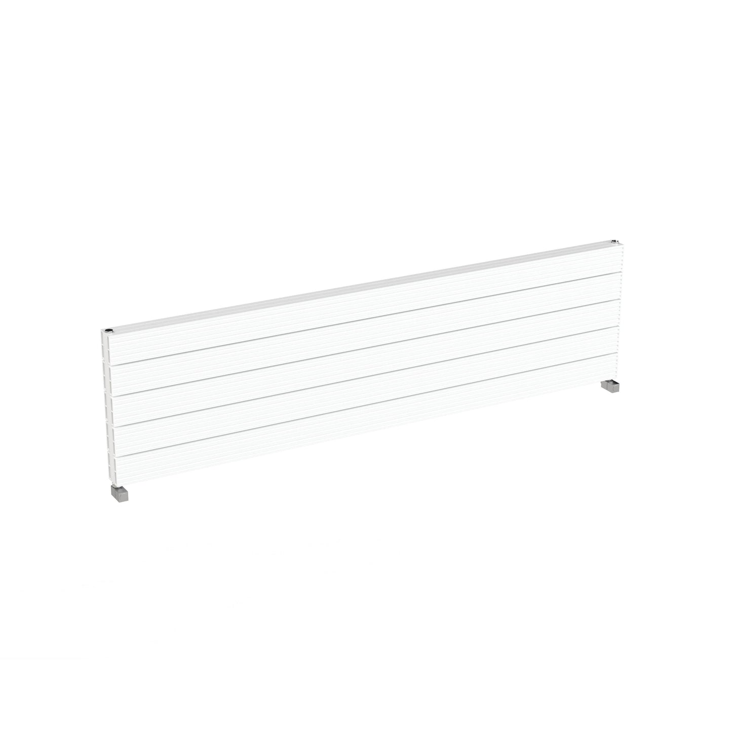 Carisa Monza Double XL Horizontaler Aluminium-Heizkörper, modernes Design, Weiß 
