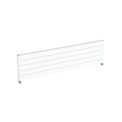 Carisa Monza Double XL Horizontaler Aluminium-Heizkörper, modernes Design, Weiß 