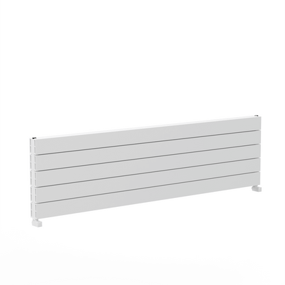 Carisa Nemo Double XL Horizontaler Aluminium-Heizkörper, modernes Design, Weiß 