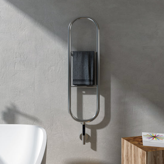 Carisa Felix Sèche-Serviette Électrique Design Moderne Miroir Poli