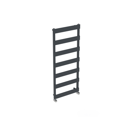 Carisa Ninova Bad-Handtuchwärmer aus Aluminium, modernes Design, Anthrazit 