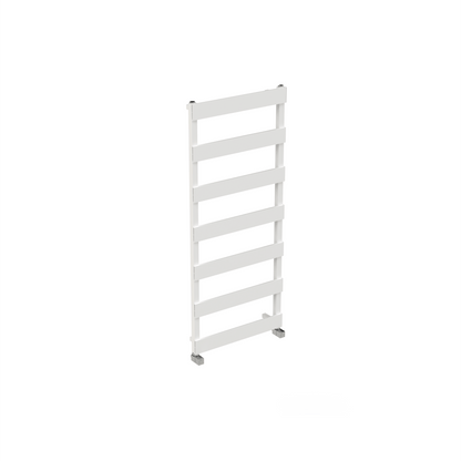 Carisa Ninova Badewannen-Handtuchwärmer aus Aluminium, modernes Design, Weiß 