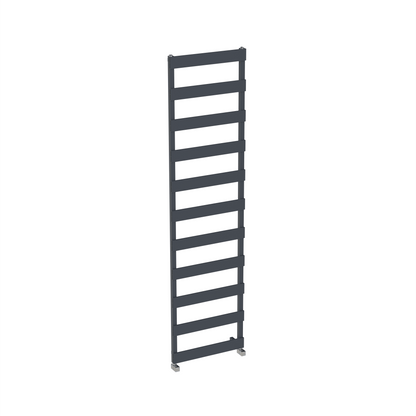 Carisa Ninova Bad-Handtuchwärmer aus Aluminium, modernes Design, Anthrazit 
