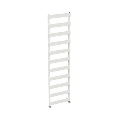 Carisa Ninova Badewannen-Handtuchwärmer aus Aluminium, modernes Design, Weiß 