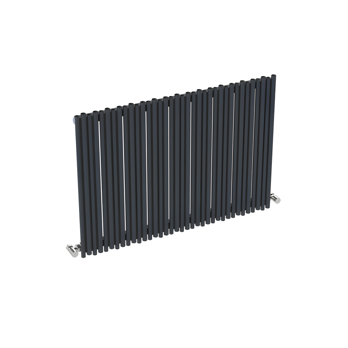Carisa Pipette Aluminium-Heizkörper, horizontal, modernes Design, Anthrazit 