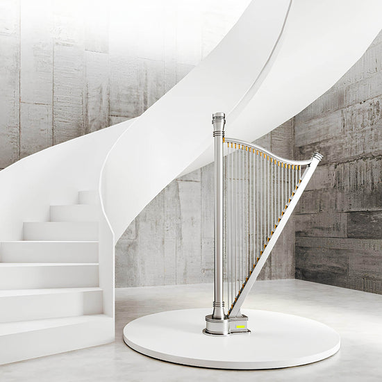 Carisa Adagio Vertikaler Heizkörper aus Edelstahl, modernes Design, seidenmatt poliert 