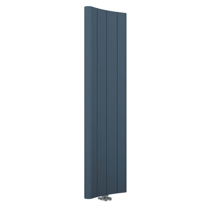 Carisa Curvy Vertikaler Aluminiumheizkörper Modernes Design Anthrazit 