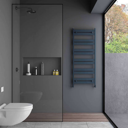 Carisa Handtuchtrockner aus Aluminium, modernes Design, Anthrazit 