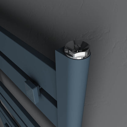 Carisa Handtuchtrockner aus Aluminium, modernes Design, Anthrazit 