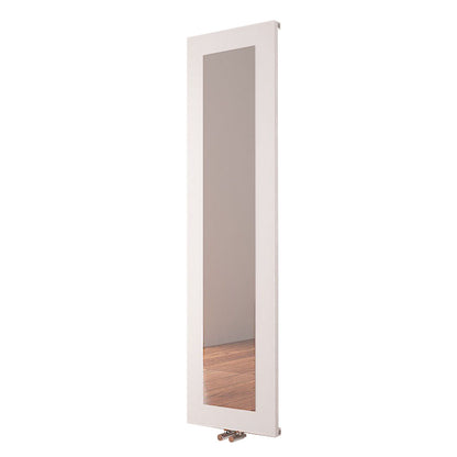 Carisa Quadro Vertikaler Aluminium-Heizkörper, modernes Design, Weiß 