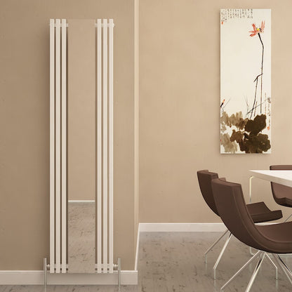 Carisa Sophia Spiegel Vertikaler Aluminiumheizkörper Modernes Design Weiß 