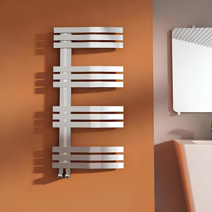 Carisa Adore Handtuchwärmer aus Edelstahl, modernes Design, hochglanzpoliert 