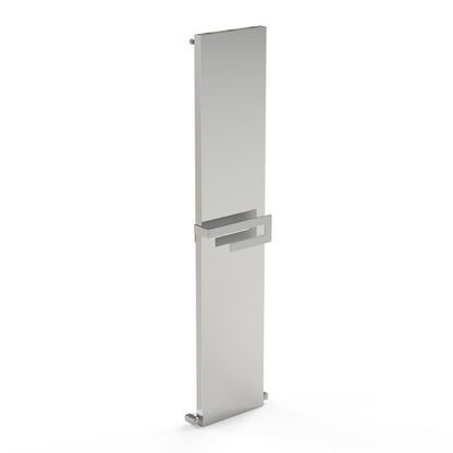 Carisa Elvino Badezimmerspiegel, Aluminium-Handtuchwärmer, modernes Design, poliert, eloxiert